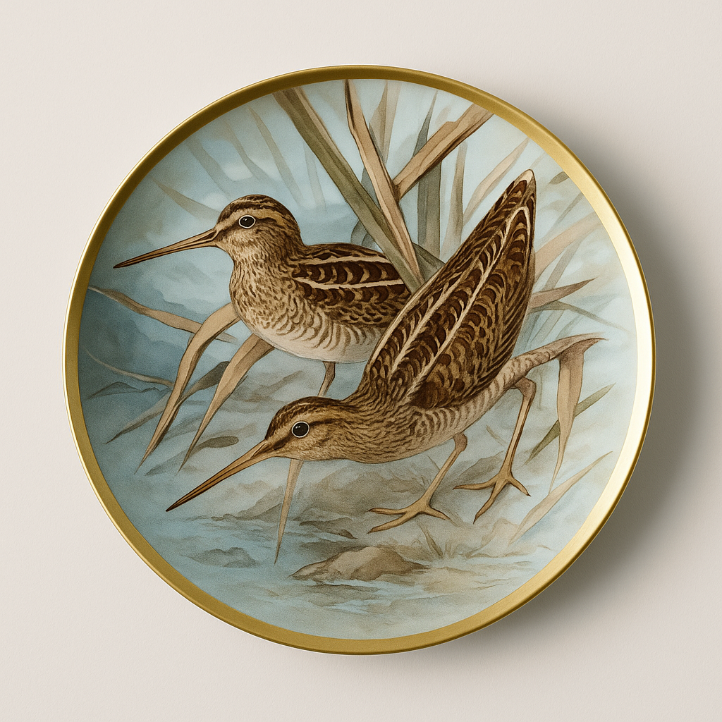 4 Assiettes Décoratives Gamebirds of the World - Basil Ede 1979
